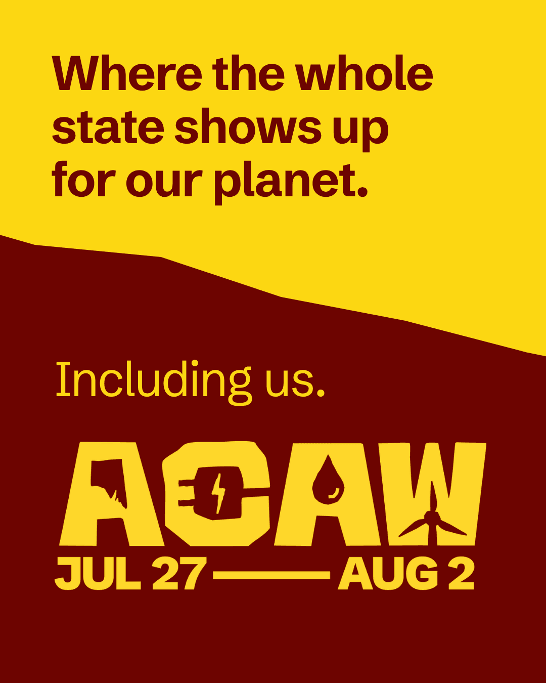 ACAW social tile
